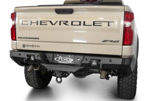 Chevrolet 1500 Bumper - Rear - Addictive Desert Designs - Stealth Fighter - Hammer Black - `22-`27 Chevrolet 1500 Bumper - Rear - Addictive Desert Designs - Stealth Fighter - Hammer Black - `22-`27